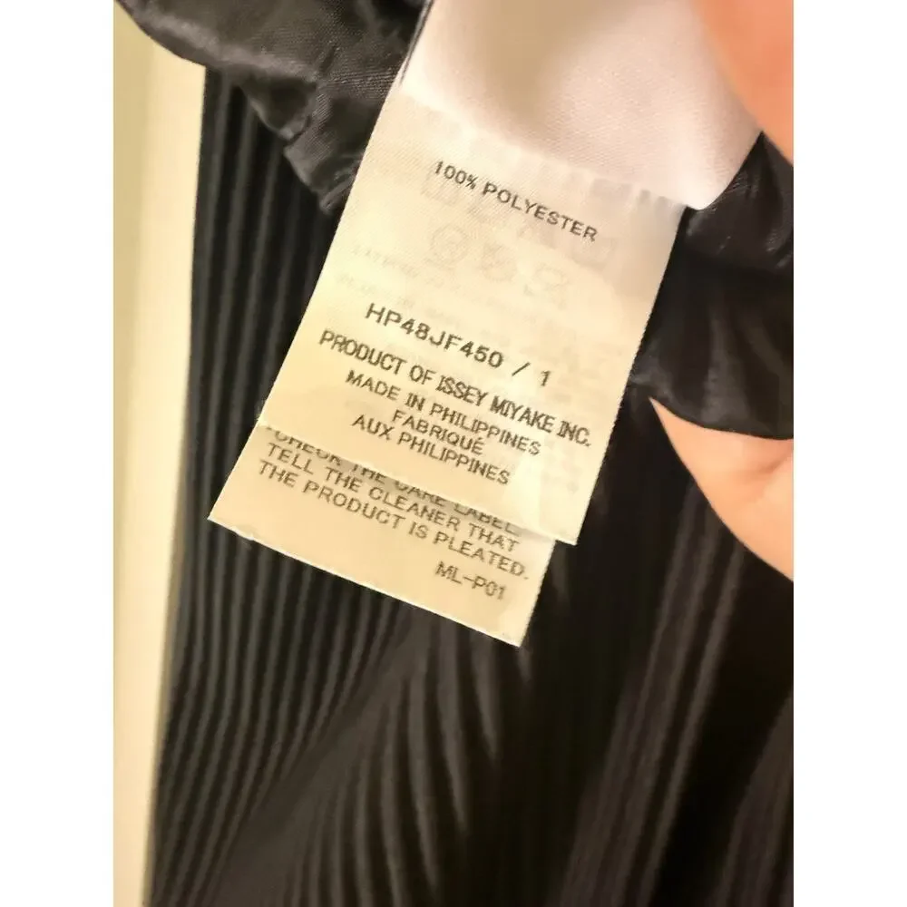 Homme Plissé Issey Miyake Black Pleated Pants Size 1